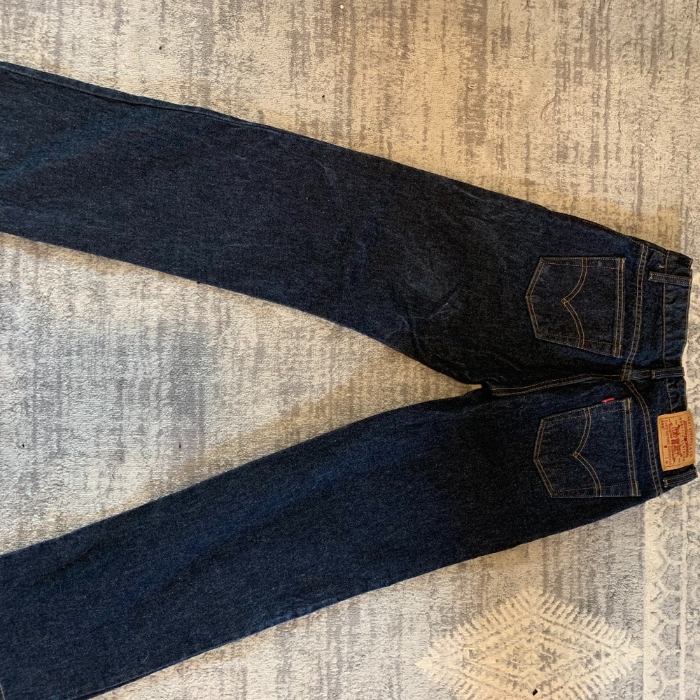 Levi high waisted and wide leg Jeans